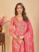 Larqi Women Pure Cotton Peach 3 Pcs Set