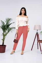 LarQi Blush Stretch Pants