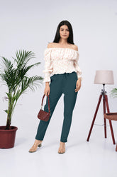 LarQi Spring Green Stretch Pants