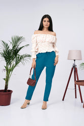 LarQi Light Green Stretch Pants