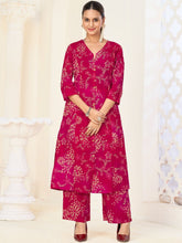 Larqi Women Pure Cotton Pink Co Ords