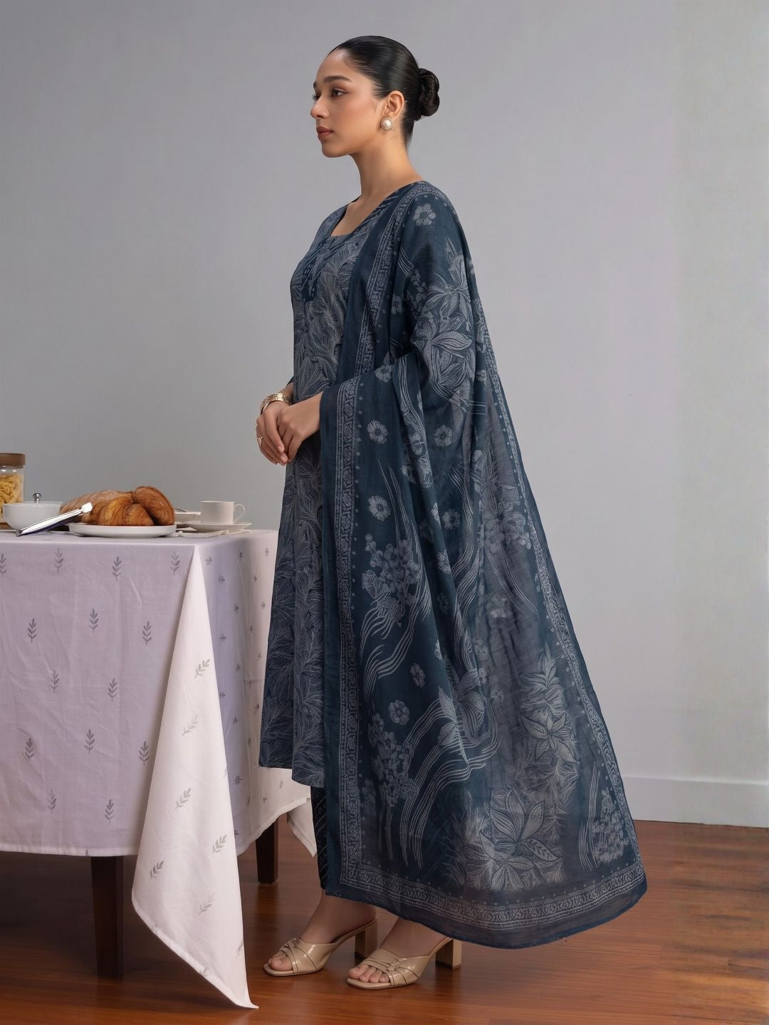 Printed Cotton Kurta set
