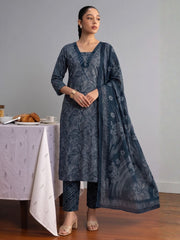 Printed Cotton Kurta set