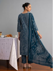 Printed Cotton Kurta set