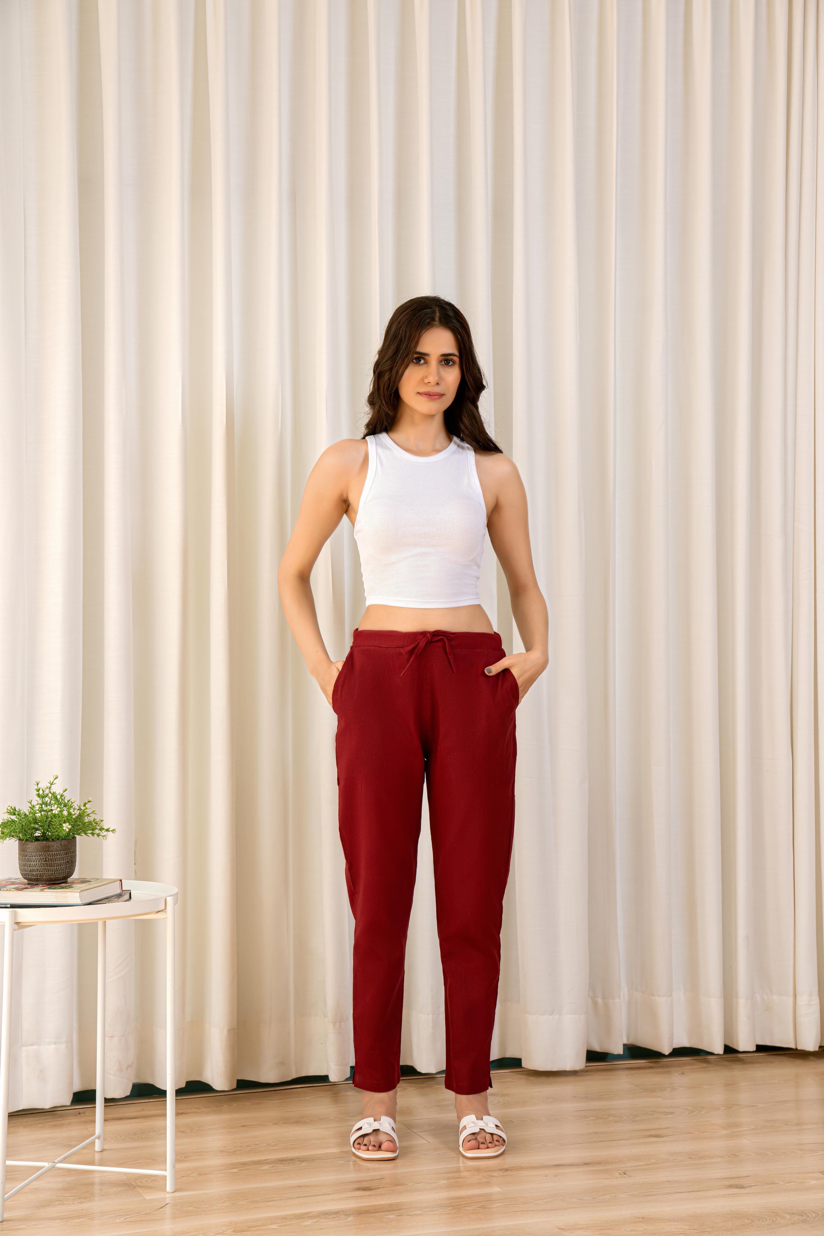 LarQi Red Polo Pants
