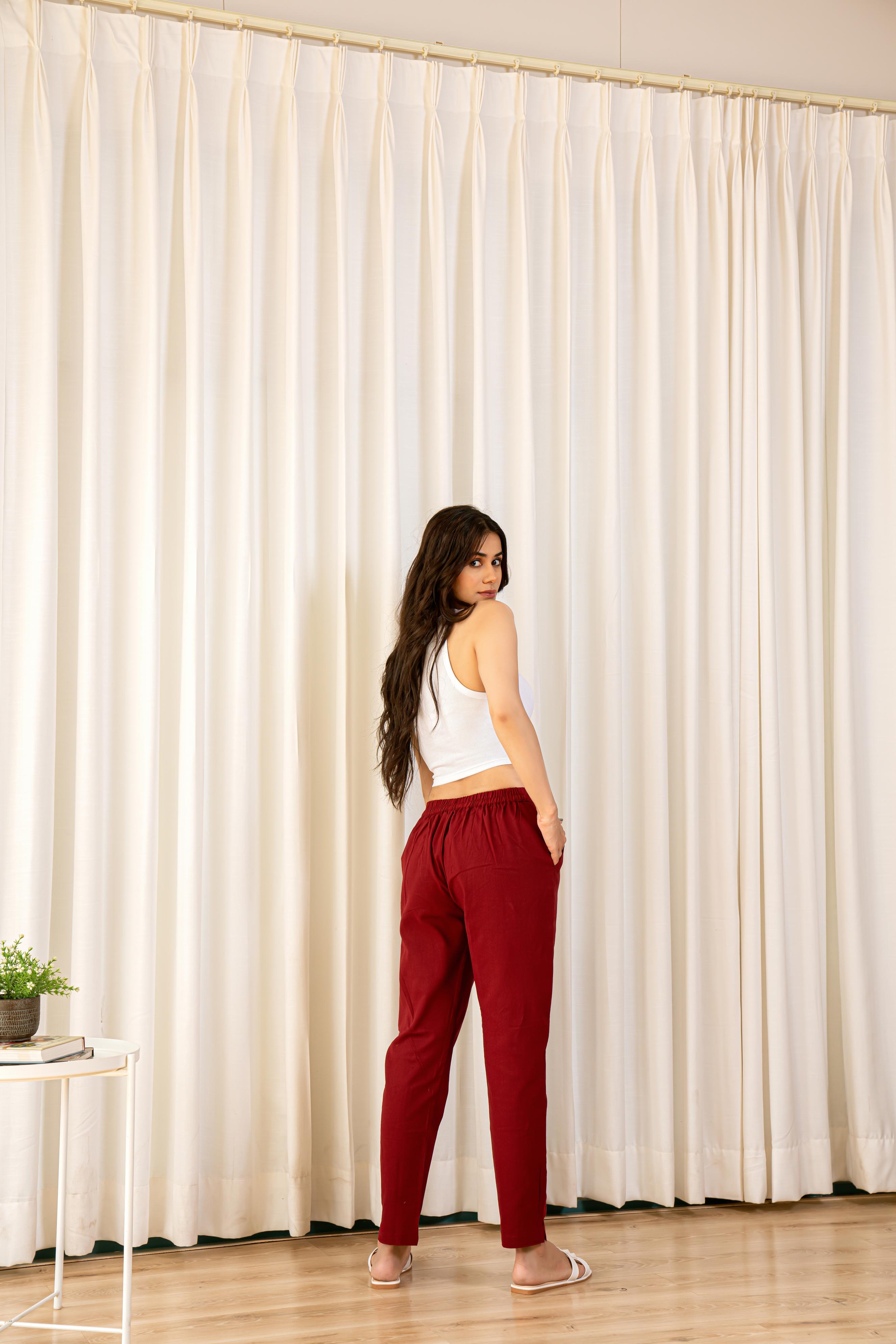 LarQi Red Polo Pants