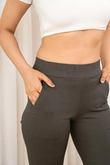 DARK GREY KNOT PANTS