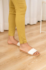 ARMY GREEN KNOT PANTS