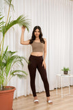 MAROON KNOT PANTS