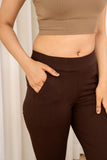 MAROON KNOT PANTS