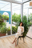 LarQi White Polo Long Kurti