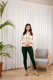 LarQi Green Kurti Pants