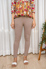 LarQi Beige Kurti Pants