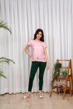 LarQi Dark Green Kurti Pants