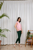 LarQi Dark Green Kurti Pants
