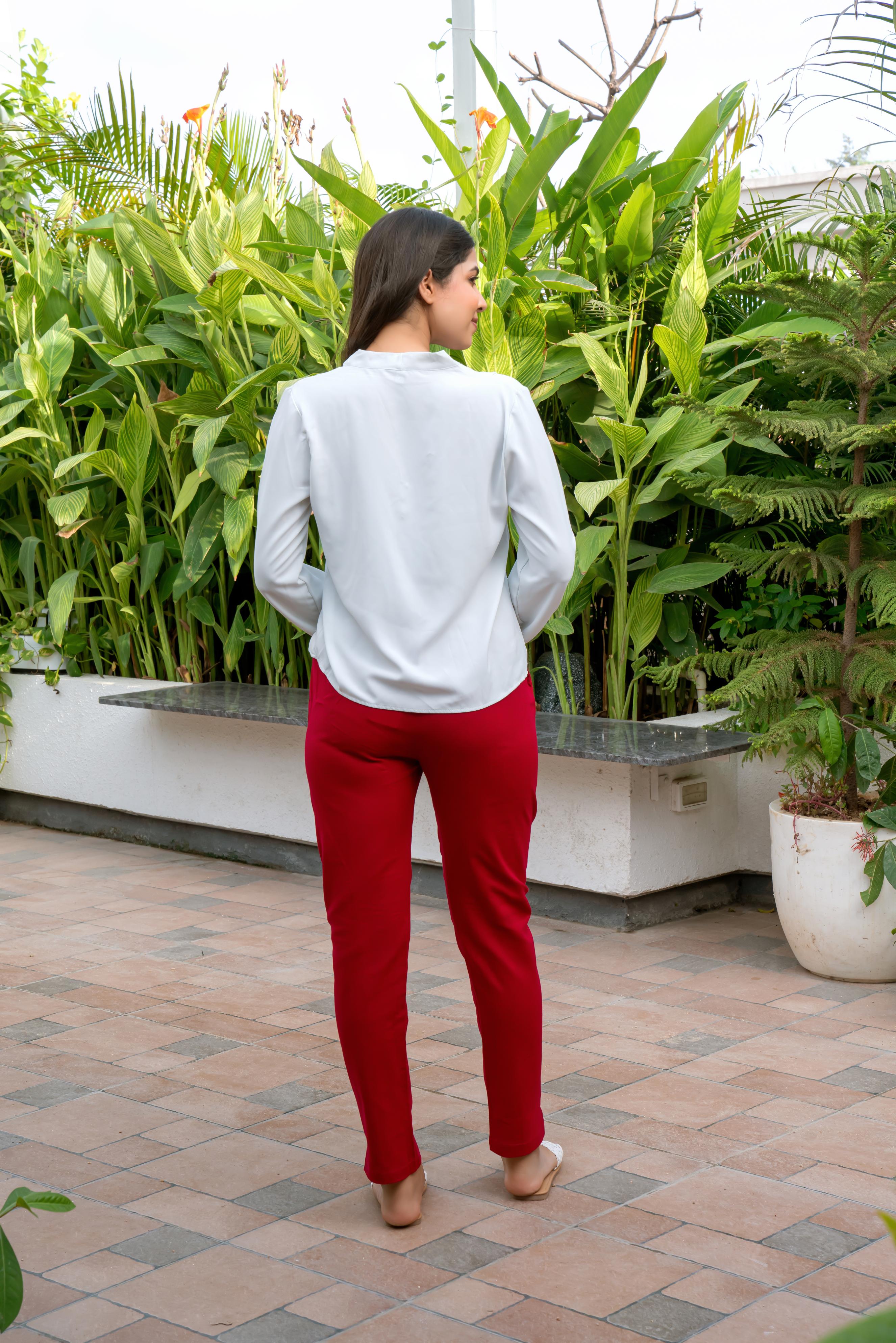 LarQi Magenta Polo Pants