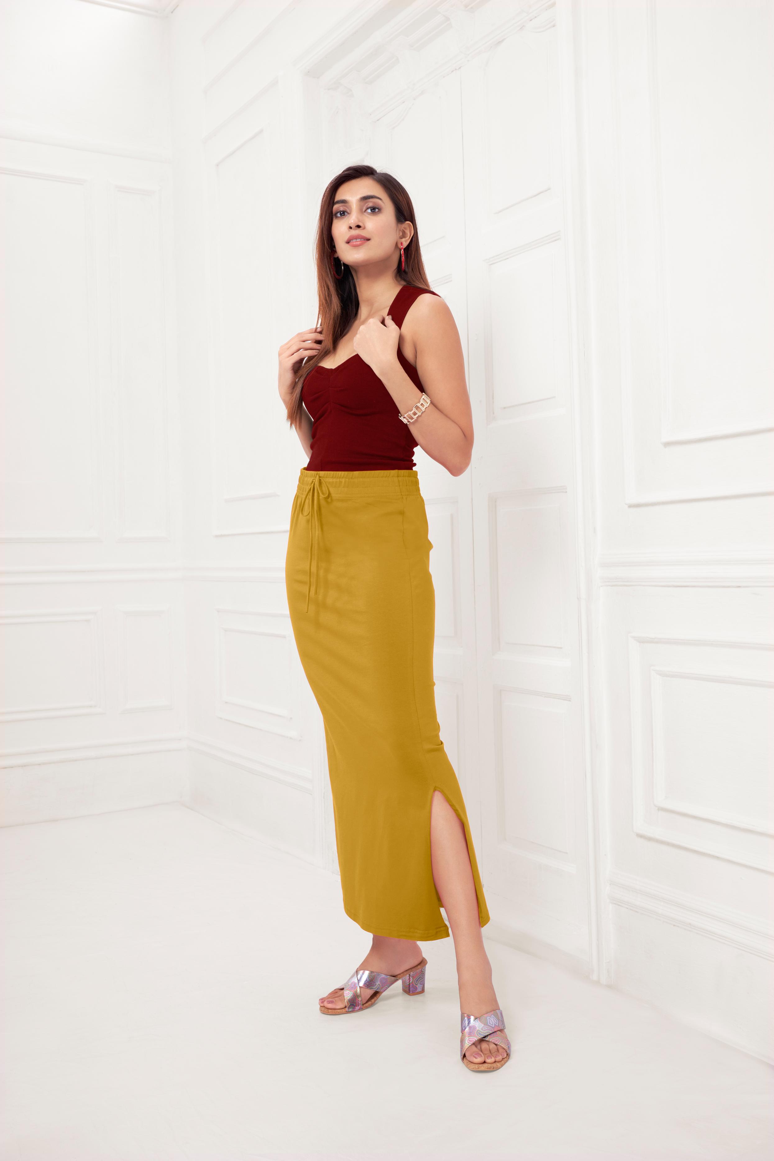 LarQi Mustard Saree Shaper