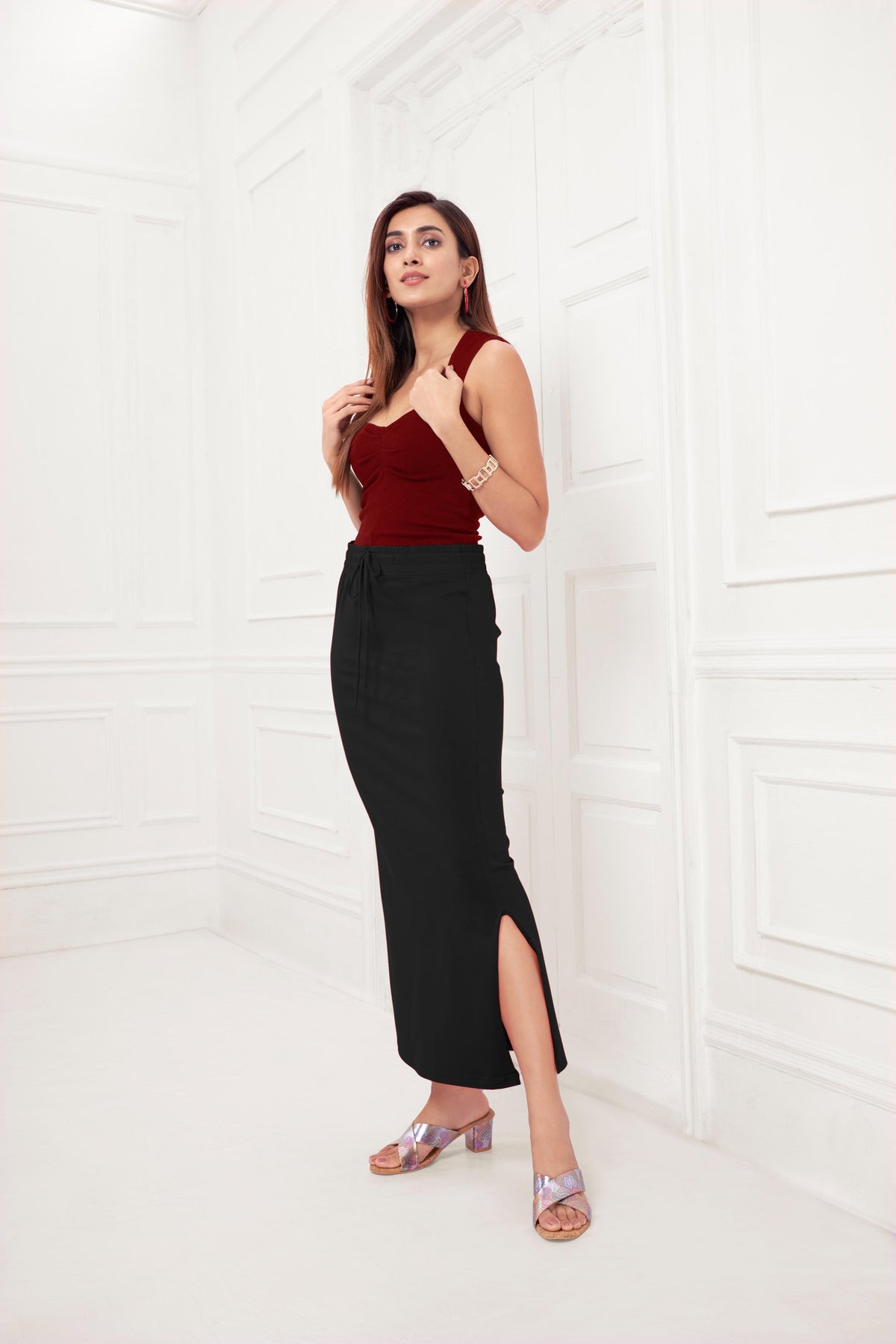 LarQi Black Saree Shaper