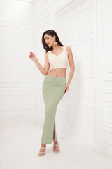 LarQi Light Pista Saree Shaper