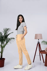 Larqi Women Comfort Low-Rise Easy Wash Trousers