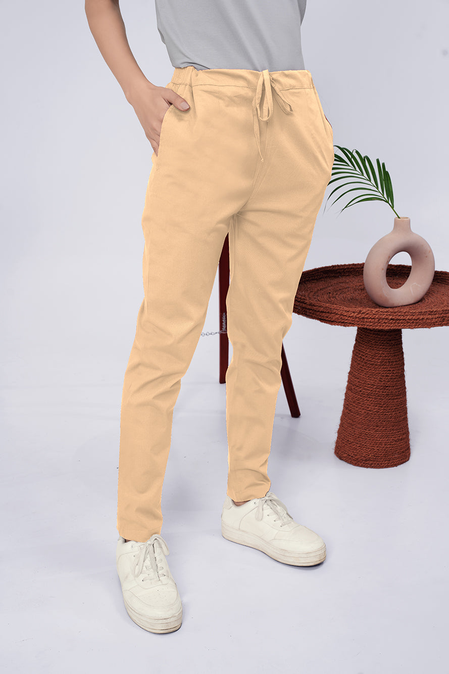 Larqi Women Comfort Low-Rise Easy Wash Trousers