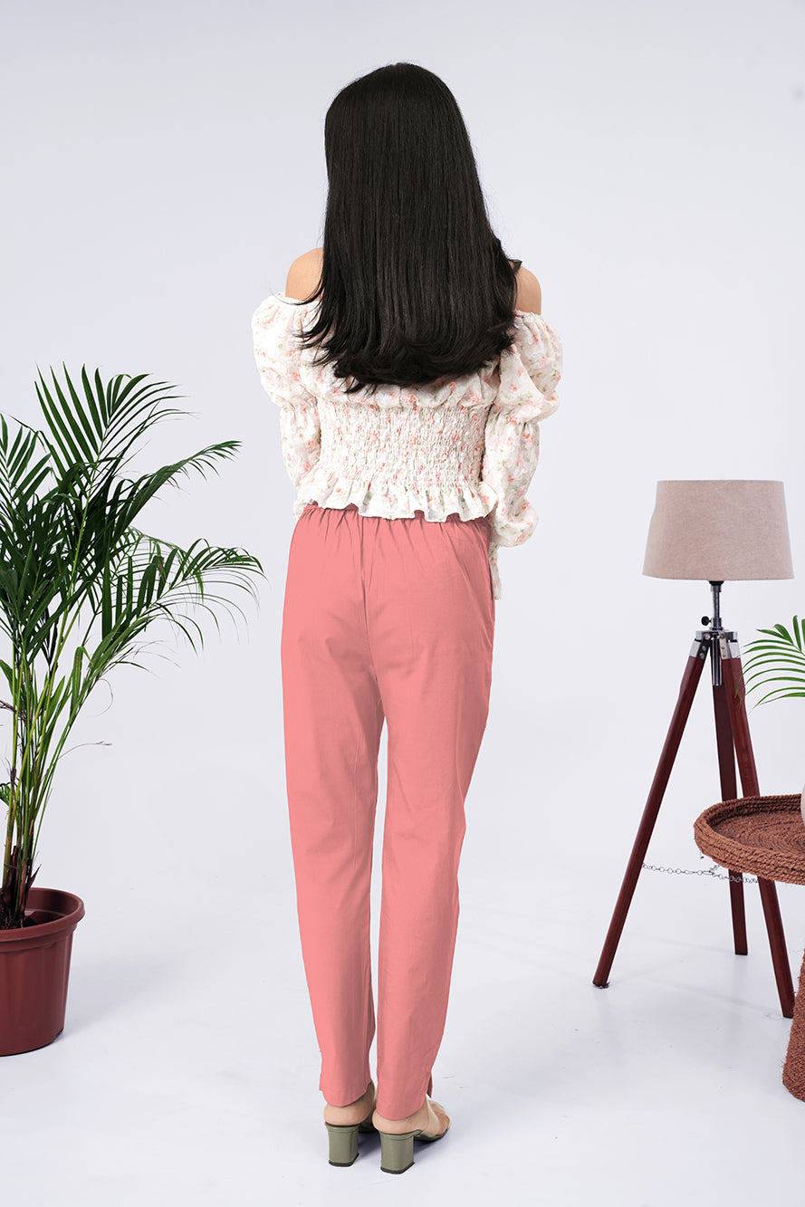 Larqi Women Comfort Low-Rise Easy Wash Trousers