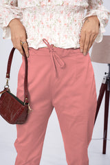 Larqi Women Comfort Low-Rise Easy Wash Trousers