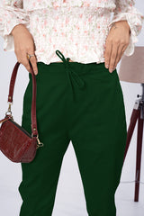 Larqi Women Comfort Low-Rise Easy Wash Trousers