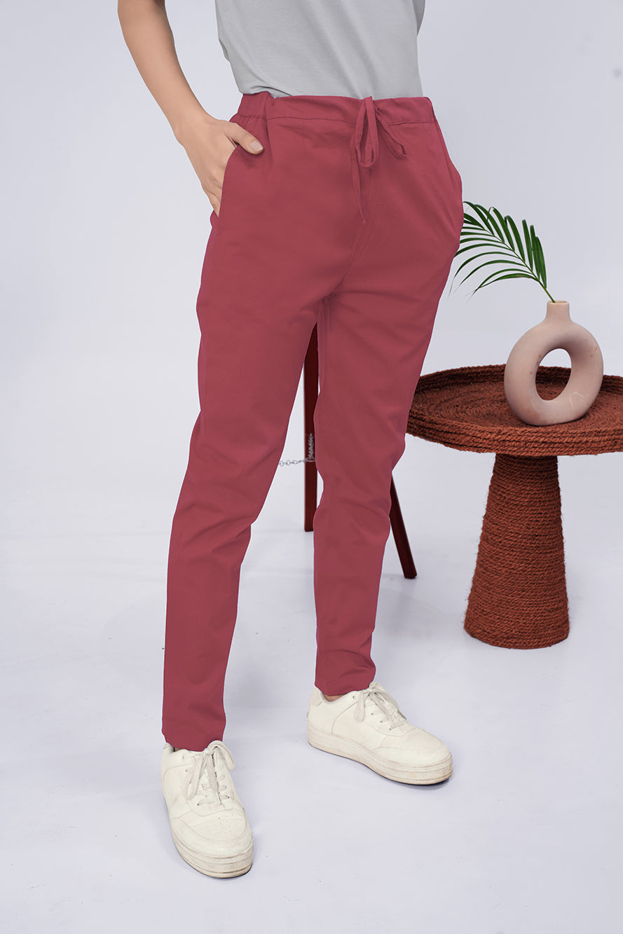Larqi Women Comfort Low-Rise Easy Wash Trousers