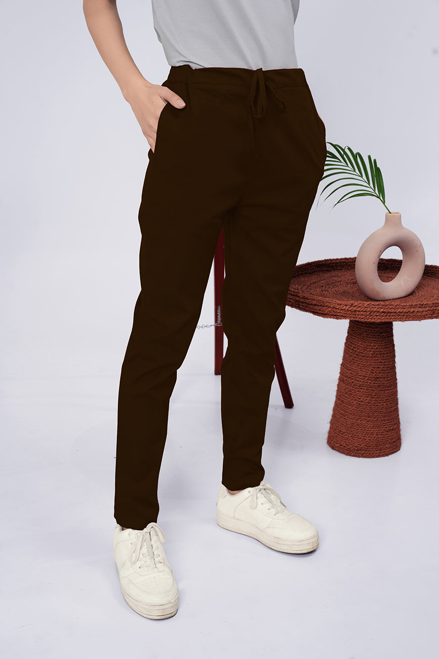 Larqi Women Comfort Low-Rise Easy Wash Trousers