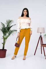 Larqi Women Comfort Low-Rise Easy Wash Trousers