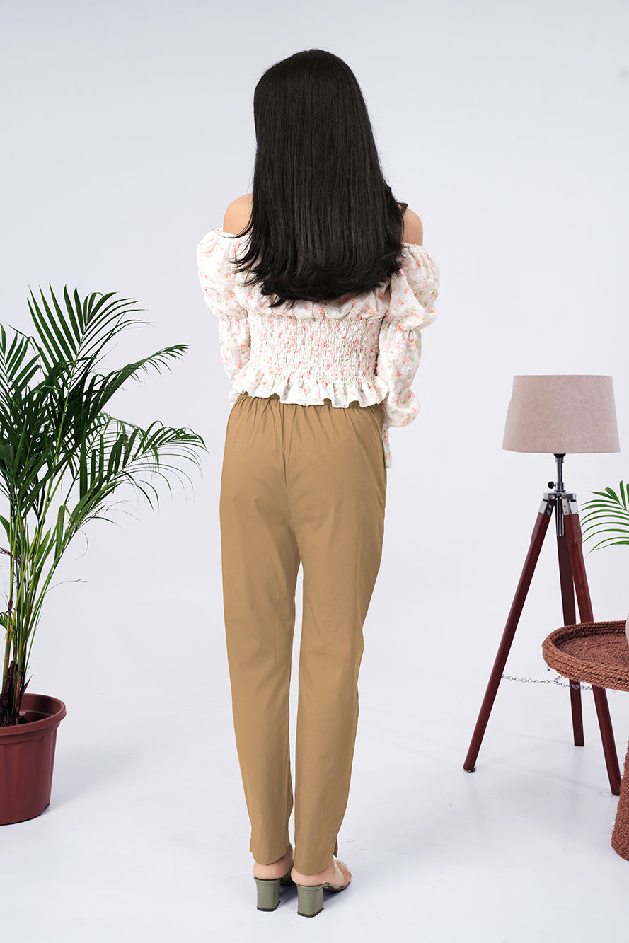Larqi Women Comfort Low-Rise Easy Wash Trousers