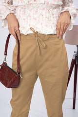 Larqi Women Comfort Low-Rise Easy Wash Trousers