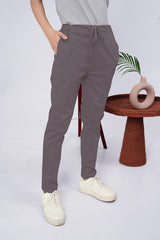 Larqi Women Comfort Low-Rise Easy Wash Trousers