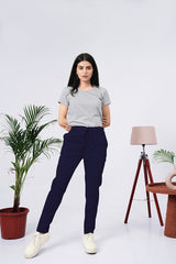 Larqi Women Comfort Low-Rise Easy Wash Trousers