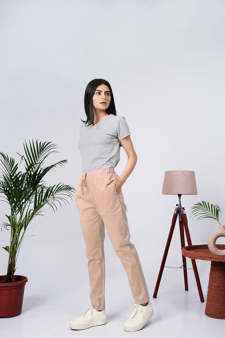 Larqi Women Comfort Low-Rise Easy Wash Trousers