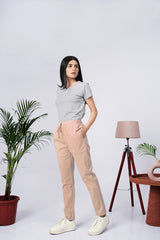 Larqi Women Comfort Low-Rise Easy Wash Trousers