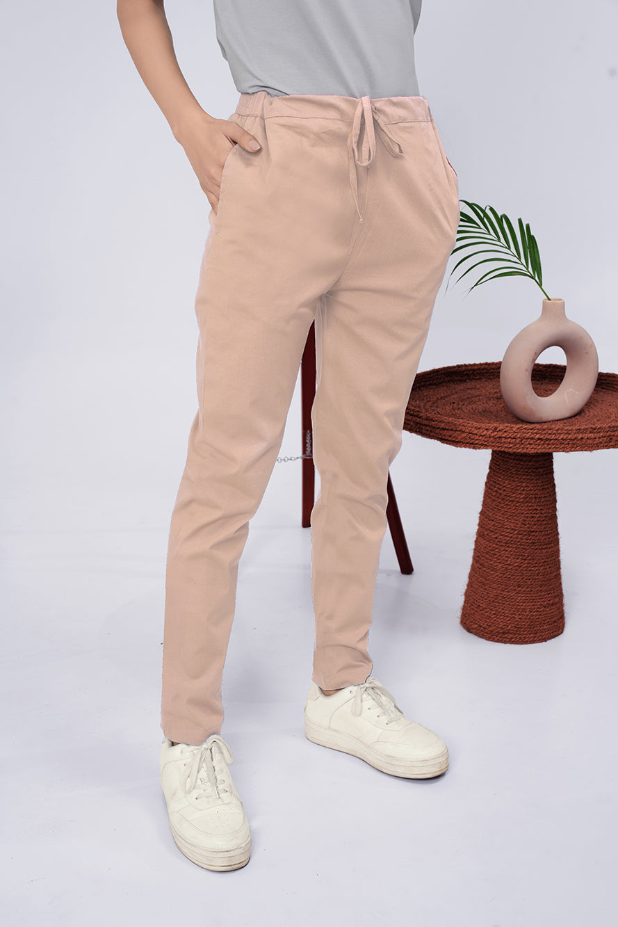 Larqi Women Comfort Low-Rise Easy Wash Trousers