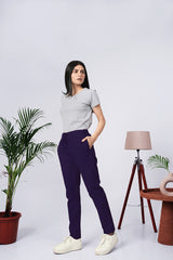 Larqi Women Comfort Low-Rise Easy Wash Trousers