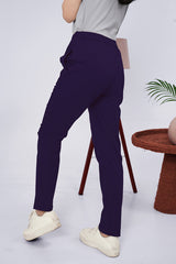 Larqi Women Comfort Low-Rise Easy Wash Trousers