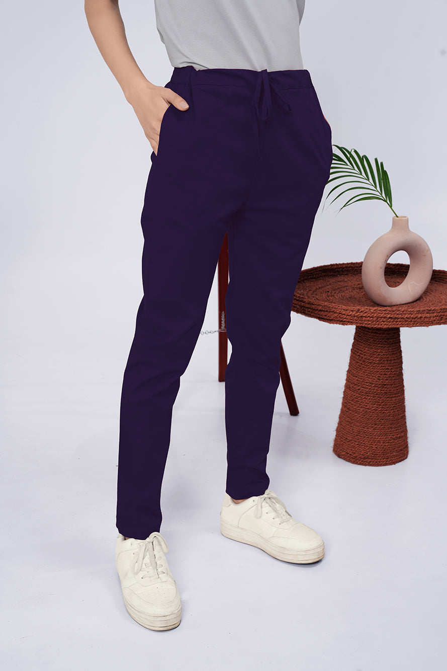 Larqi Women Comfort Low-Rise Easy Wash Trousers