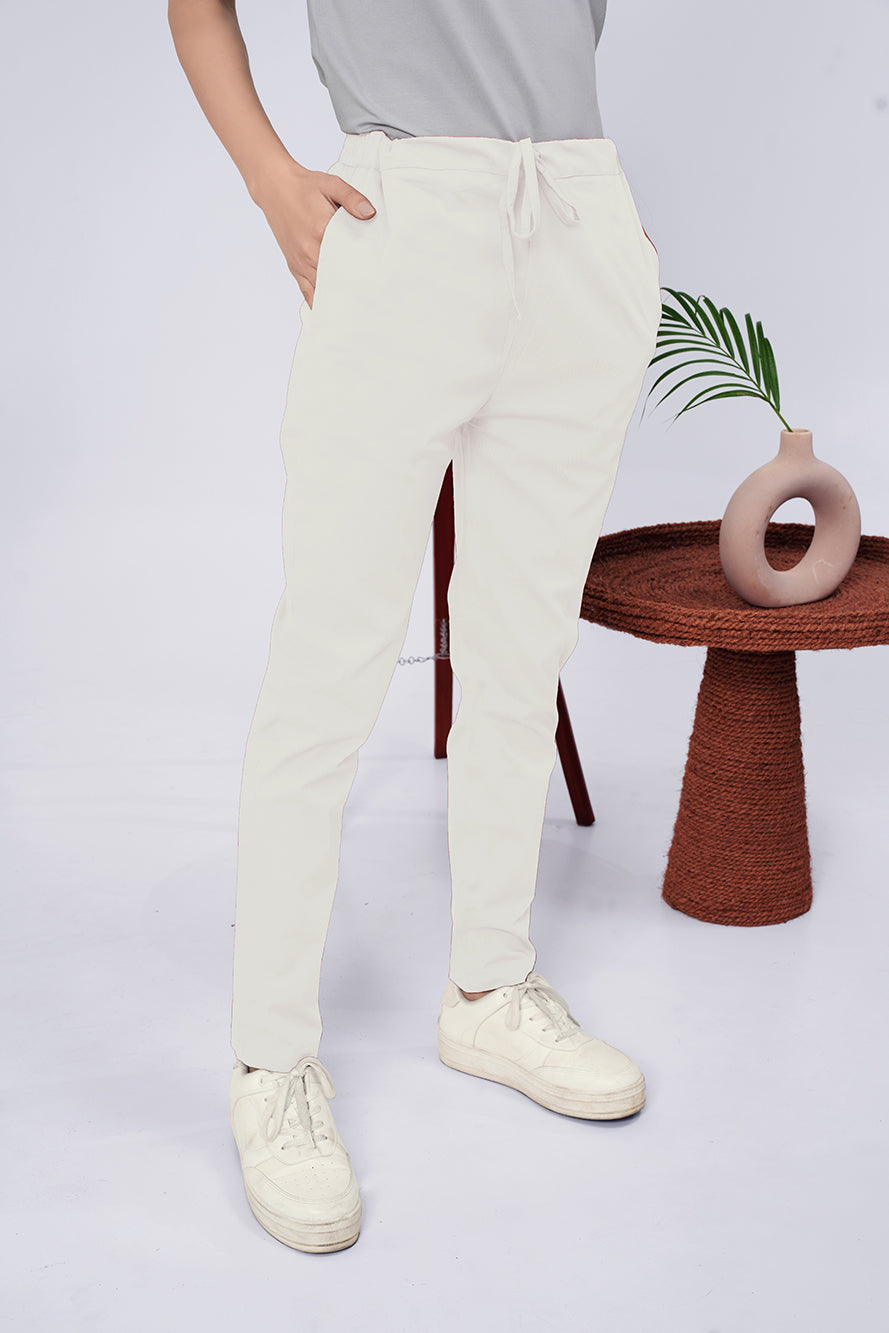Larqi Women Comfort Low-Rise Easy Wash Trousers