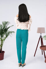 Larqi Women Comfort Low-Rise Easy Wash Trousers