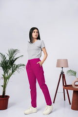 Larqi Women Comfort Low-Rise Easy Wash Trousers
