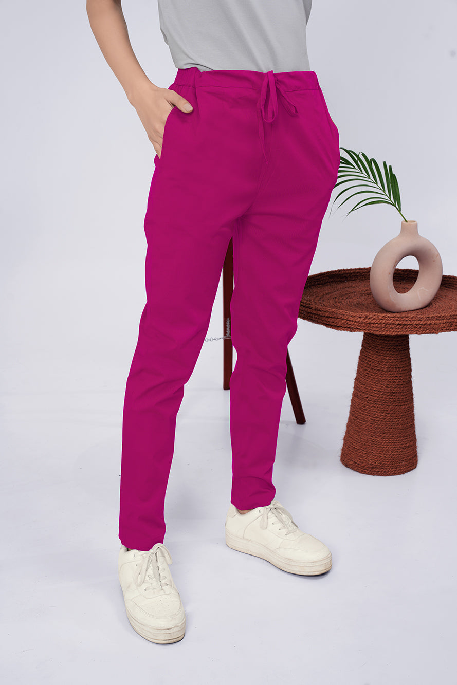 Larqi Women Comfort Low-Rise Easy Wash Trousers