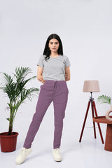 Larqi Women Comfort Low-Rise Easy Wash Trousers