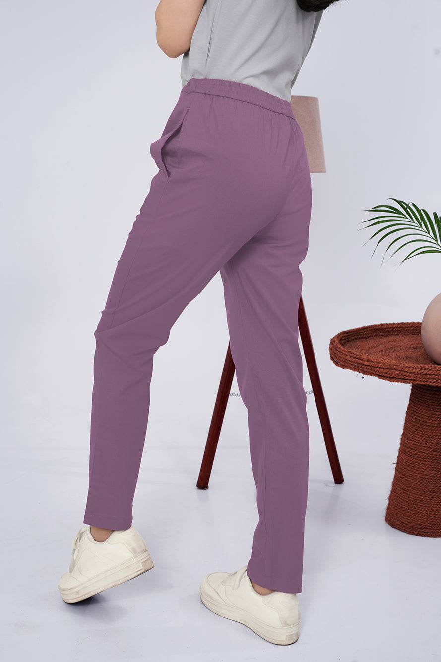 Larqi Women Comfort Low-Rise Easy Wash Trousers