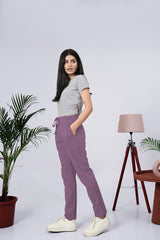 Larqi Women Comfort Low-Rise Easy Wash Trousers