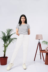 Larqi Women Comfort Low-Rise Easy Wash Trousers