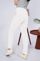 Larqi Women Comfort Low-Rise Easy Wash Trousers